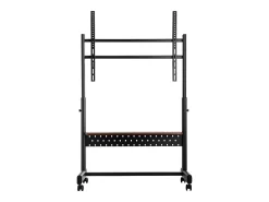 Suporte para TV com Rodas SucceBuy, para Televisores/LED/LCD/OLED (139,7-254 cm), Carrinho Portátil, Até 92,99 kg, VESA 80x60 cm, Sala de Estar/Escritório/Exterior^ Móvel De Tv