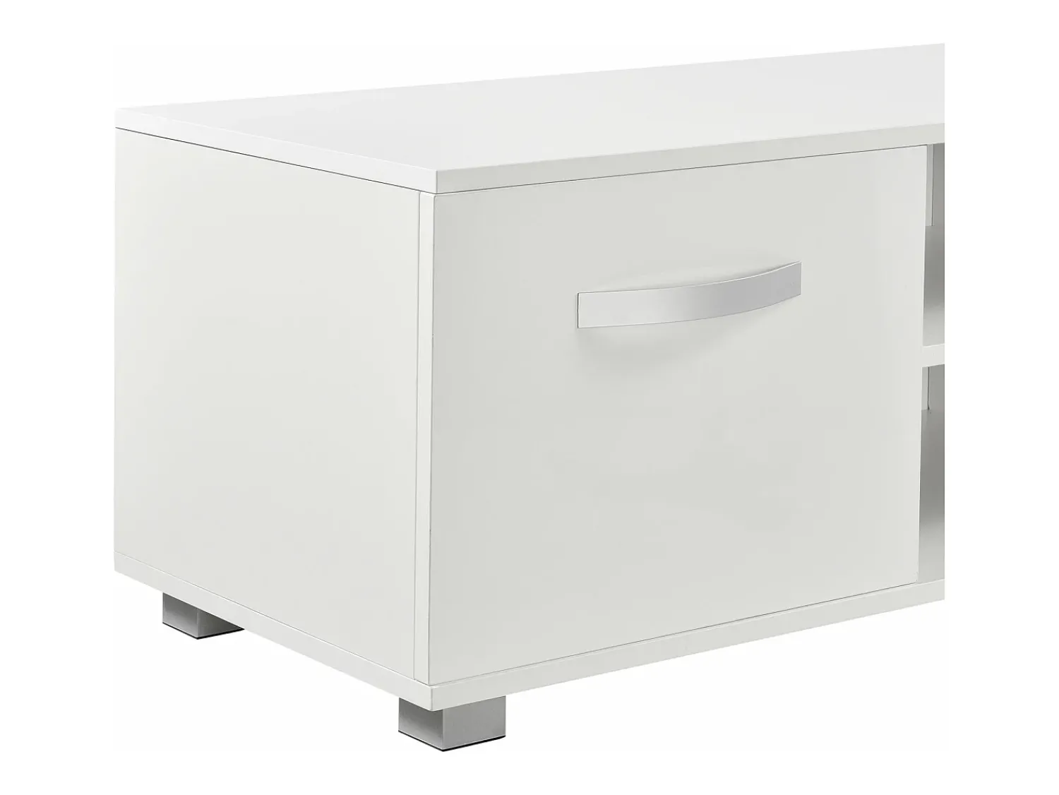 Móvel De Tv*Mobikasa Suporte para TV com suporte para TV de 120 cm 03_0005871 Branco