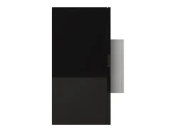 Móvel De Tv| Suporte para TV de 200 cm - Suporte para TV baixo e elegante - Acabamento brilhante com iluminação LED - Superfície de vidro estilosa - Preto