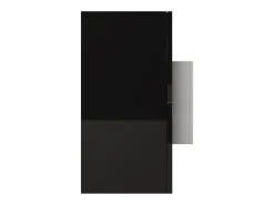 Móvel De Tv* Suporte para TV de 200 cm com iluminação LED, móvel para sala de estar, design moderno, elegante superfície de vidro, . Preto