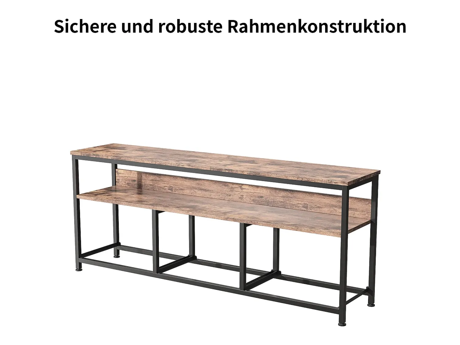 Móvel De Tv* Suporte para TV de 108 x 30 x 57 cm, com iluminação LED e gavetas, com espaço de armazenamento, em madeira. Natural claro