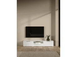 Dmora Suporte para TV Dtheat, Aparador de sala, Móvel baixo para TV, Base de parede equipada, 173x40 h33 cm,^ Móvel De Tv