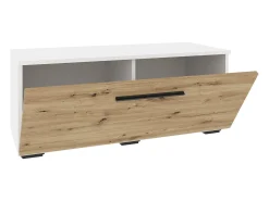 Suporte para TV haaus Kos, 1 porta, branco/Chêne Artisan, 95 x 40 x 39 cm^ Móvel De Tv