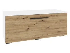 Suporte para TV haaus Kos, 1 porta, branco/Chêne Artisan, 95 x 40 x 39 cm^ Móvel De Tv