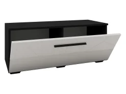 Online Suporte para TV haaus Kos, 1 porta, /Blanc Brillant, MDF, 95 x 40 x 39 cm Preto