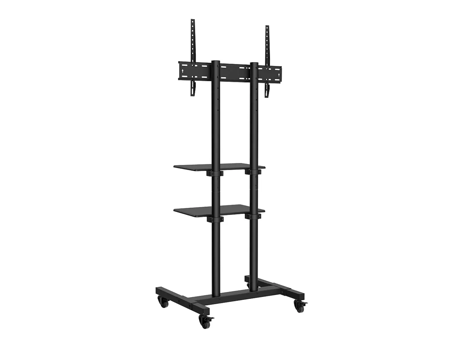 Suporte para TV SucceBuy Suporte Móvel para Televisões de 81 a 178 CM, Suporte Rodante com Rodas e Prateleira^ Móvel De Tv