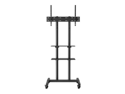 Suporte para TV SucceBuy Suporte Móvel para Televisões de 81 a 178 CM, Suporte Rodante com Rodas e Prateleira^ Móvel De Tv