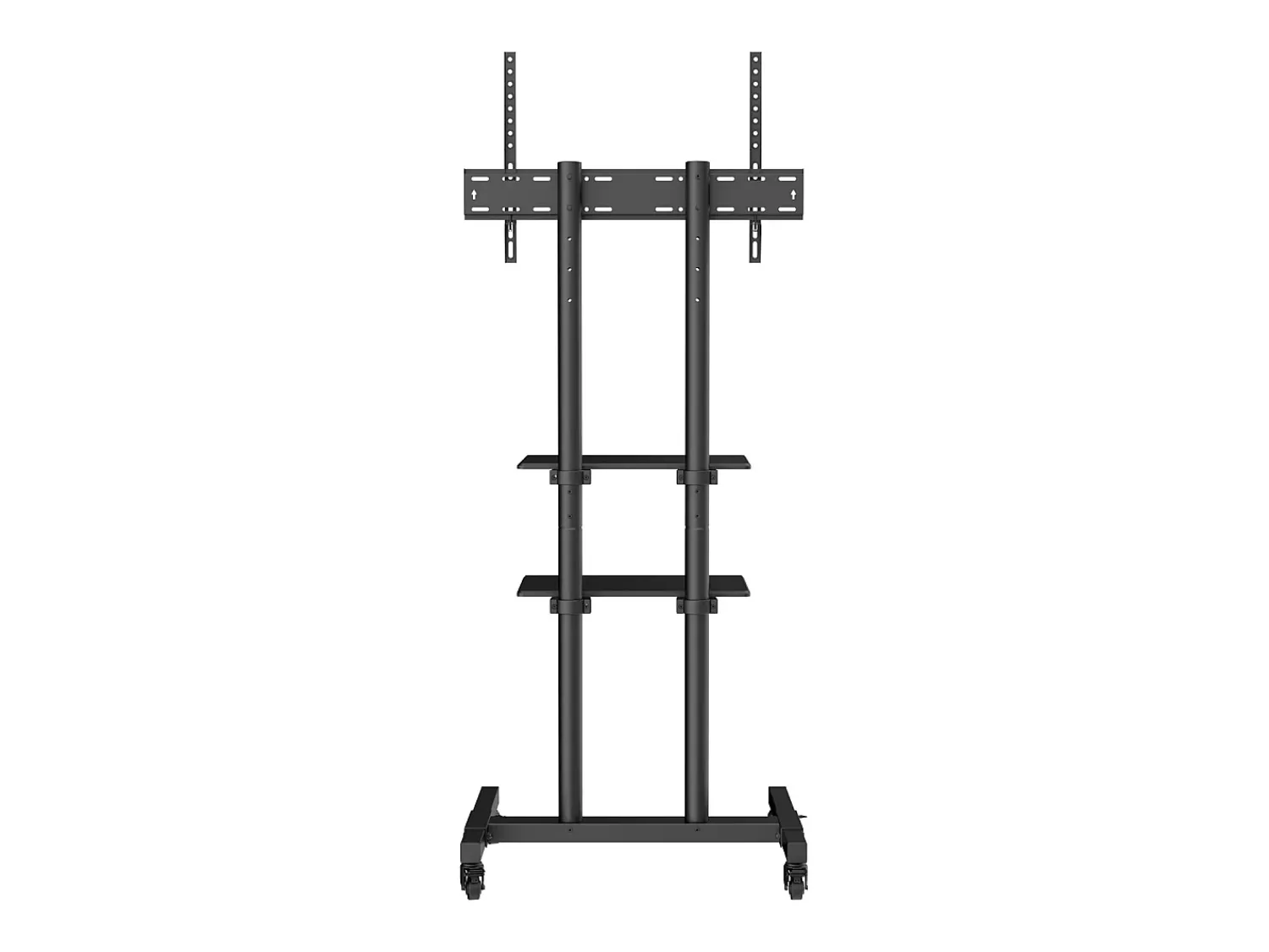 Suporte para TV SucceBuy Suporte Móvel para Televisões de 81 a 178 CM, Suporte Rodante com Rodas e Prateleira^ Móvel De Tv