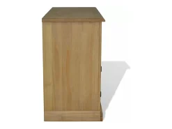Móvel De Tv|Mobikasa Suporte para TV/aparador design prático pinho mexicano linha Corona 80 cm 2502212 Natural claro