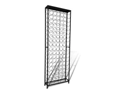 Best Suporte vertical para garrafas de vinho, metal por 108 garrafas PT225222 Preto