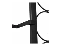 Best Suporte vertical para garrafas de vinho, metal por 108 garrafas PT225222 Preto