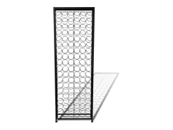 Best Suporte vertical para garrafas de vinho, metal por 108 garrafas PT225222 Preto