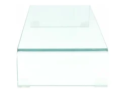 Mobikasa Suporte/aparador de TV prático e de design para monitor de 80 cm vidro 2502221^ Móvel De Tv
