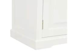 Helloshop26 Suporte/Armário/Buffet de TV de Madeira Branca de 90cm (2502118)^ Móvel De Tv