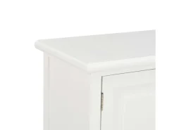 Helloshop26 Suporte/Armário/Buffet de TV de Madeira Branca de 90cm (2502118)^ Móvel De Tv