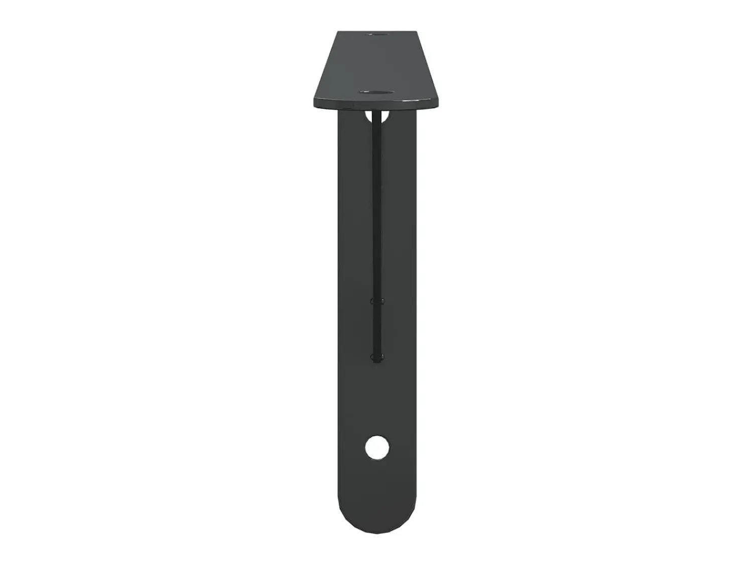 Sale Suportes prateleira 4pcs 30x2,5x15,5 cm aço inoxidável PT784447 Preto