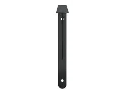 Prateleira| Suportes prateleira 4pcs 40x2,5x25 cm aço inoxidável PT251453 Preto