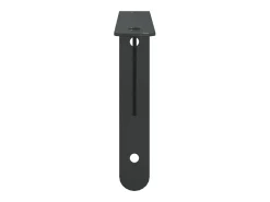 Best Suportes prateleira 4pcs 23,5x2,5x15,5 cm aço inoxidável PT497396 Preto
