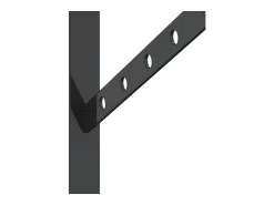 Prateleira|vidaxl Suportes prateleira 4pcs 30x2,5x15,5 cm aço inoxidável Preto