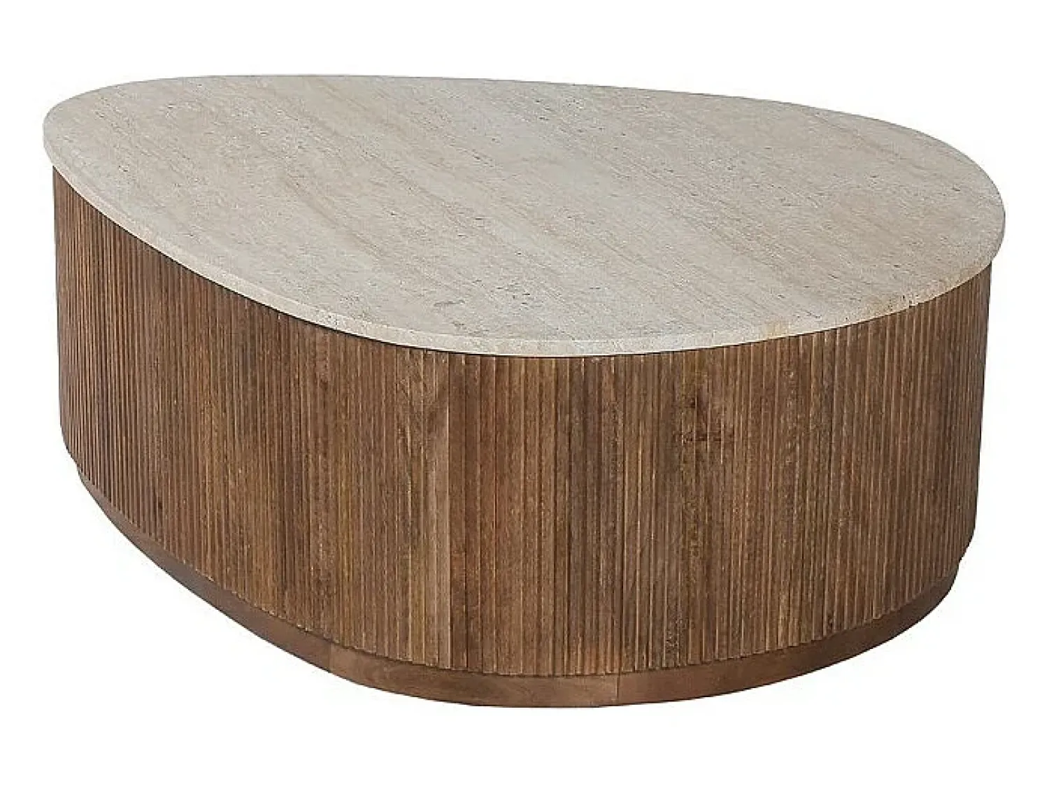Meublorama Table basse en bois massif collection DELHI 100cm - Style ethnique et design^ Mesa De Centro