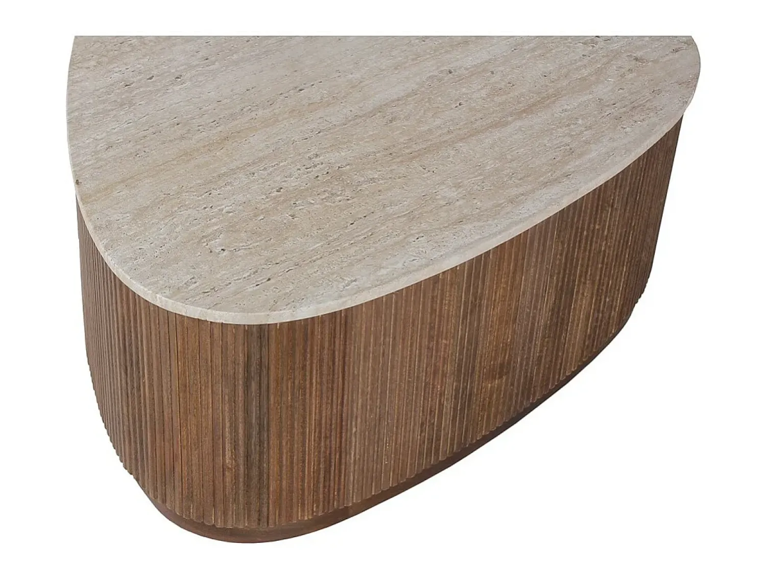 Meublorama Table basse en bois massif collection DELHI 100cm - Style ethnique et design^ Mesa De Centro