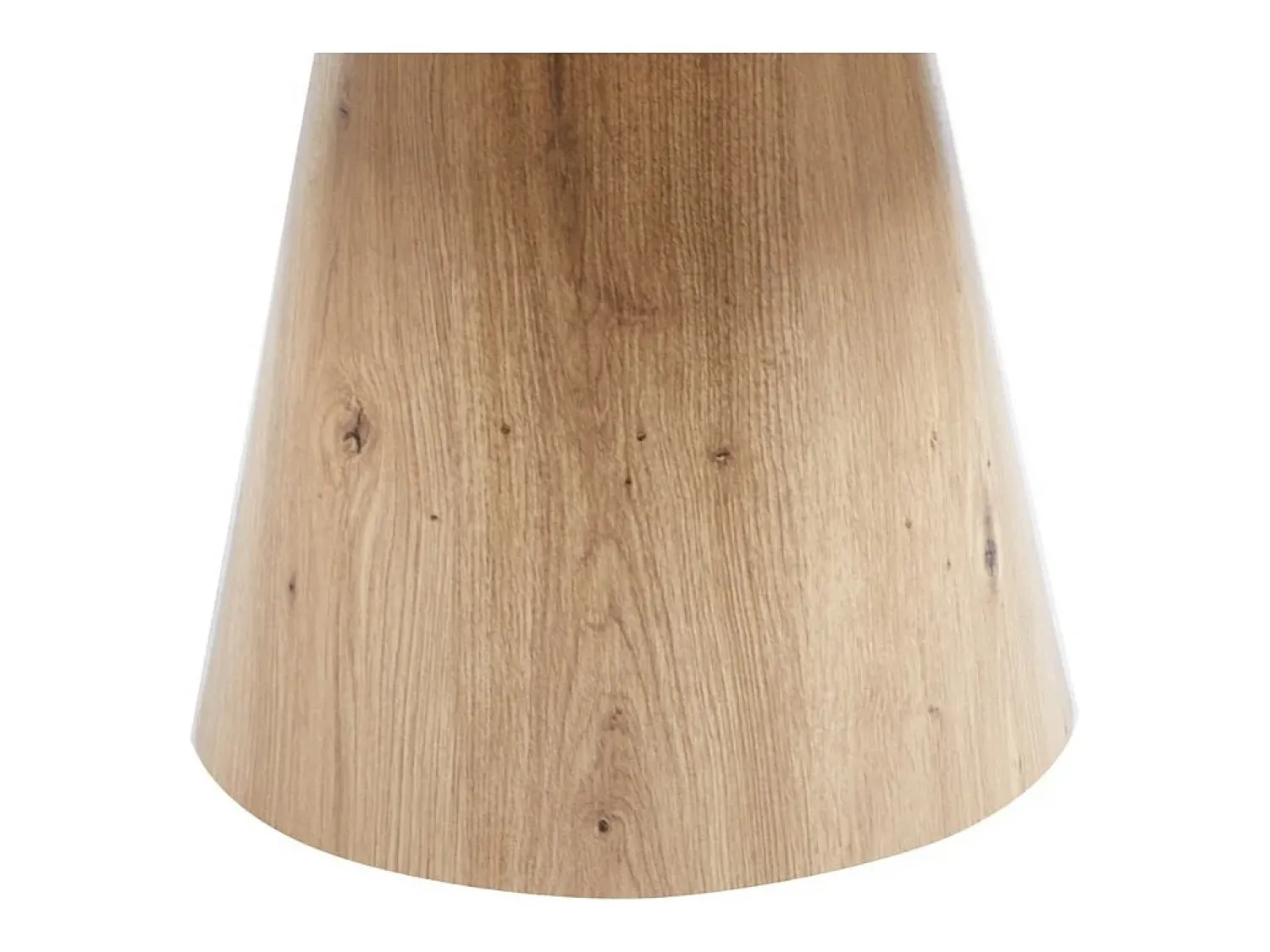 Mesa De Centro|Meublorama Table basse ronde collection TIGNES – Décor effet pin – D80 x H47 cm Castanho