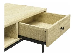 Mesa De Apoio|Dorel Home Tamlin | Mesa de apoio com 1 gaveta em MDF Nature Castanho