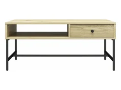 Mesa De Apoio|Dorel Home Tamlin | Mesa de apoio com 1 gaveta em MDF Nature Castanho