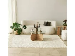 Mesa De Centro*Dmora TavDalcibiad sala de estar, Mesa de café, Porta-revistas para sofá, Prateleira para sala, 75x75h35 cm, Carvalho Castanho