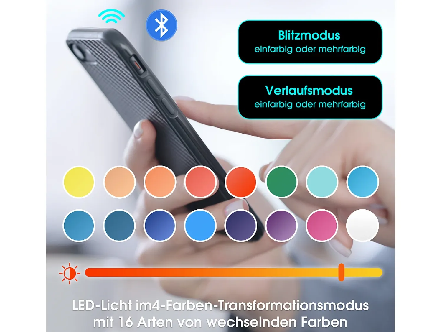 Tavolino da caffè moderno bianco con illuminazione a LED, piano del tavolo lucido, 120 x 50 x 38,5 cm^ Mesa De Centro