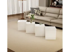 Mesa De Centro* Tavolino da caffè, tavolino fai da te, piano del tavolo lucido, combinazione libera Branco