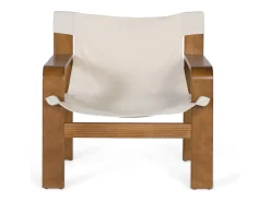 Poltrona*Giner y colomer Tecido contemporâneo em algodão com estampa bege. Castanho