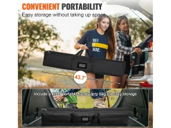 Móvel De Tv| Tela de Cinema ao Ar Livre SucceBuy com Suporte - 381cm, 16:9 HD 4K Portátil para o Interior e o Exterior Cinema em Casa Jogos Escritório Preto