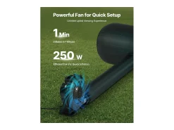 Tela de Projeção Inflável SucceBuy, Fabricada em Material 600D Durável, Inclui Saco de Armazenamento Portátil. Formato 16:9, 378 x 130 x 317 cm^ Móvel De Tv