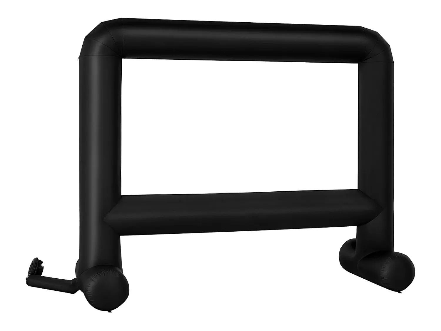 Tela de Projeção Inflável SucceBuy, Fabricada em Material 600D Durável, Inclui Saco de Armazenamento Portátil. Formato 16:9, 378 x 130 x 317 cm^ Móvel De Tv