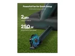 Tela de Projeção Inflável SucceBuy, Fabricada em Material Resistente 600D, Incluindo Saco de Armazenamento Portátil, Formato 16:9, 413 x 160 x 330 cm^ Móvel De Tv