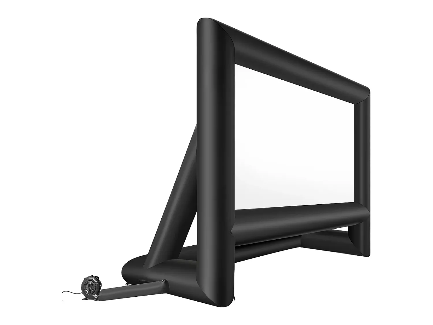 Tela de Projeção Inflável SucceBuy, Fabricada em Material Resistente 600D, Incluindo Saco de Armazenamento Portátil, Formato 16:9, 413 x 160 x 330 cm^ Móvel De Tv