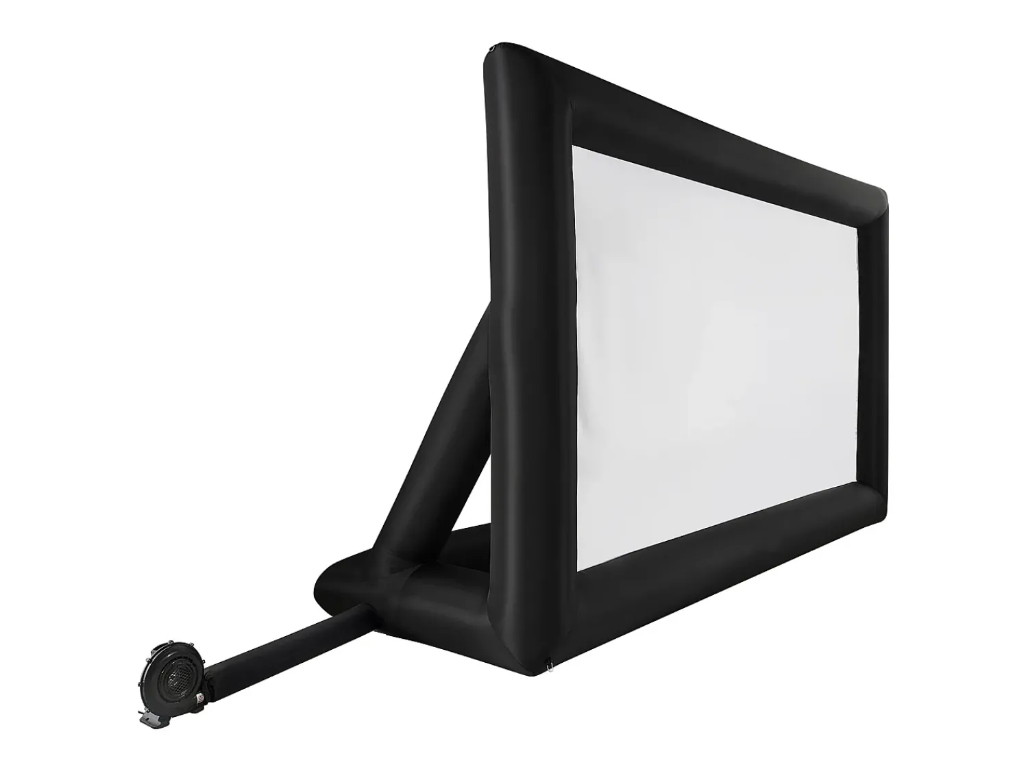 Móvel De Tv* Tela de Projeção Inflável SucceBuy, Fabricada em Material 600D Durável, Incluindo Saco de Armazenamento Portátil, Formato 16:9, 409 x 160 x 272 cm Preto