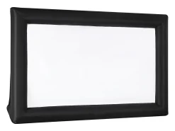 Móvel De Tv* Tela de Projeção Inflável SucceBuy, Fabricada em Material 600D Durável, Incluindo Saco de Armazenamento Portátil, Formato 16:9, 409 x 160 x 272 cm Preto