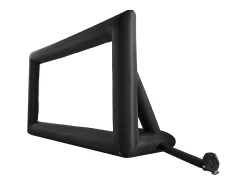 Clearance Tela de Projeção Inflável SucceBuy, Fabricada em Material 600D Durável, Incluindo Saco de Armazenamento Portátil, Formato 16:9, 409 x 160 x 272 cm Preto