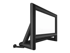 Móvel De Tv* Tela de Projeção Inflável SucceBuy, Material 600D, Portátil com Saco de Armazenamento, Formato 16:9, Ideal para Home Cinema, 476 x 200 x 378 cm Preto