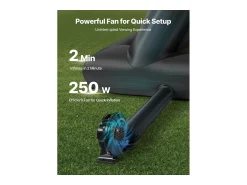 Móvel De Tv* Tela de Projeção Inflável SucceBuy, Material 600D, Portátil com Saco de Armazenamento, Formato 16:9, Ideal para Home Cinema, 476 x 200 x 378 cm Preto