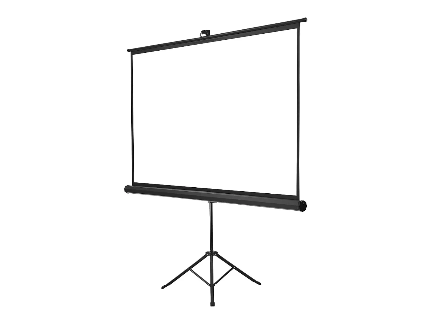 Móvel De Tv| Tela de Projeção SucceBuy com Tripé de 213,4 cm, Lona de Projeção Portátil e Amassável, Grande Ângulo de Visão 160°, 16:9 4K HD, com Bolsa Preto