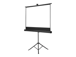 Móvel De Tv* Tela de Projeção SucceBuy com Tripé de 152,4 cm, Lona de Projeção Portátil e Amassável, Grande Ângulo de Visão 160°, 16:9 4K HD Preto