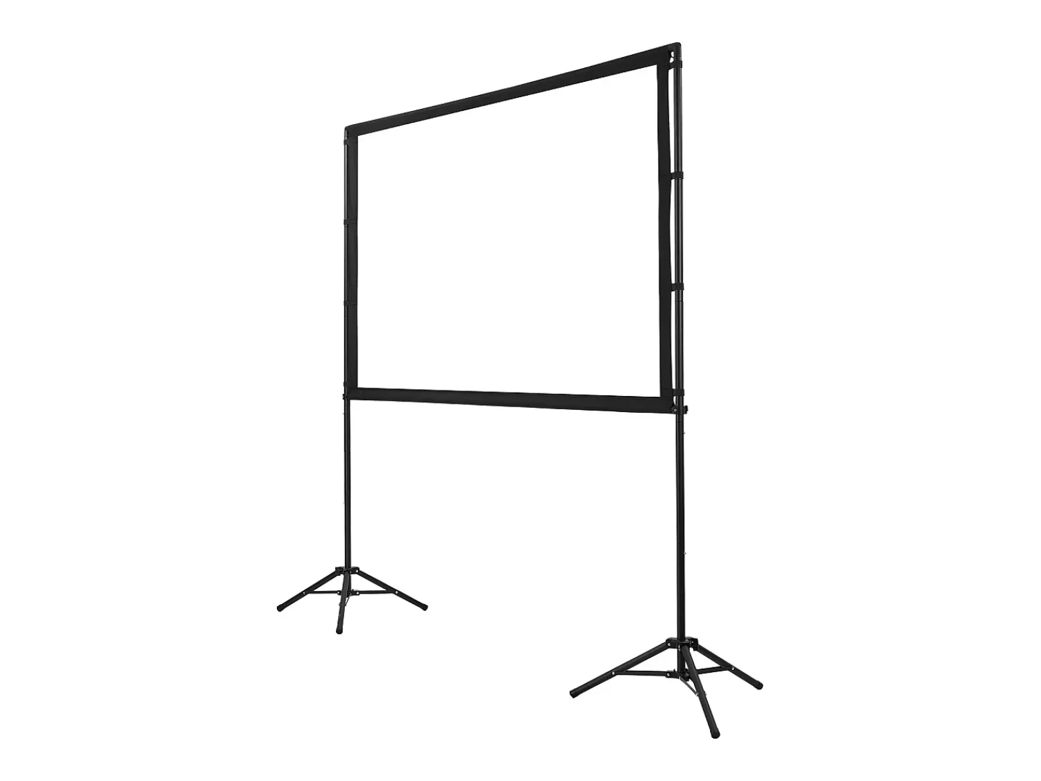 Sale Tela de Projeção SucceBuy de 213,4 cm com 2 Tripés, Lona de Projeção Portátil e Amassável, Grande Ângulo de Visão 160°, 16:9 4K HD, com Bolsa Preto
