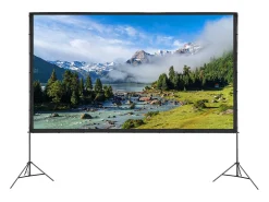 Móvel De Tv* Tela de Projeção SucceBuy Portátil com Base, 381 cm, 16:9 HD de Duas Faces Anti-rugas e Grande Ângulo de Visão, para Projetores de Cinema em Casa Multicor