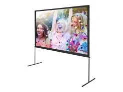 Móvel De Tv| Tela de Projeção SucceBuy Portátil com Base, 254 cm, 16:9 HD de Duas Faces Anti-rugas e Grande Ângulo de Visão, para Projetores de Cinema em Casa Multicor