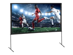 Móvel De Tv| Tela de Projeção SucceBuy Portátil com Base, 305 cm, 16:9 HD de Duas Faces Anti-rugas e Grande Ângulo de Visão, para Projetores de Cinema em Casa Multicor