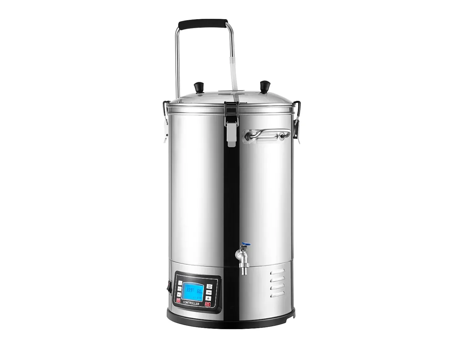 Tina de Mistura SucceBuy | Sistema de Mistura de Cerveja Todo-em-Um Pan com Bomba de Circulação 30 L^ Acessório Vinho E Bar
