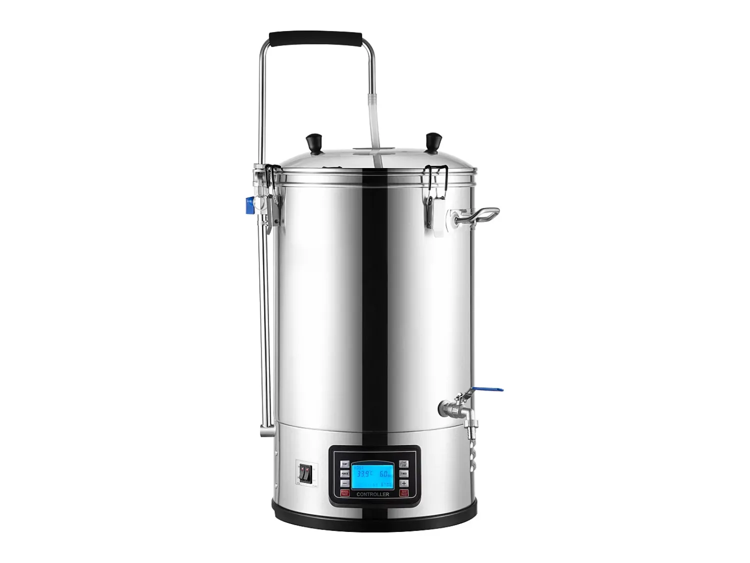 Tina de Mistura SucceBuy | Sistema de Mistura de Cerveja Todo-em-Um Pan com Bomba de Circulação 30 L^ Acessório Vinho E Bar